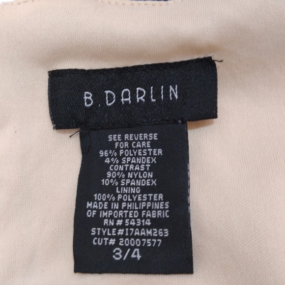 B Darlin Strappy Halter Flare Dress - Picture 7 of 7